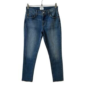 Hudson Jeans New Women's Natalie Mid Rise Slim Boyfriend Crop Jeans 25 Casual